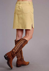 Stetson Women's Tan Denim Skirt