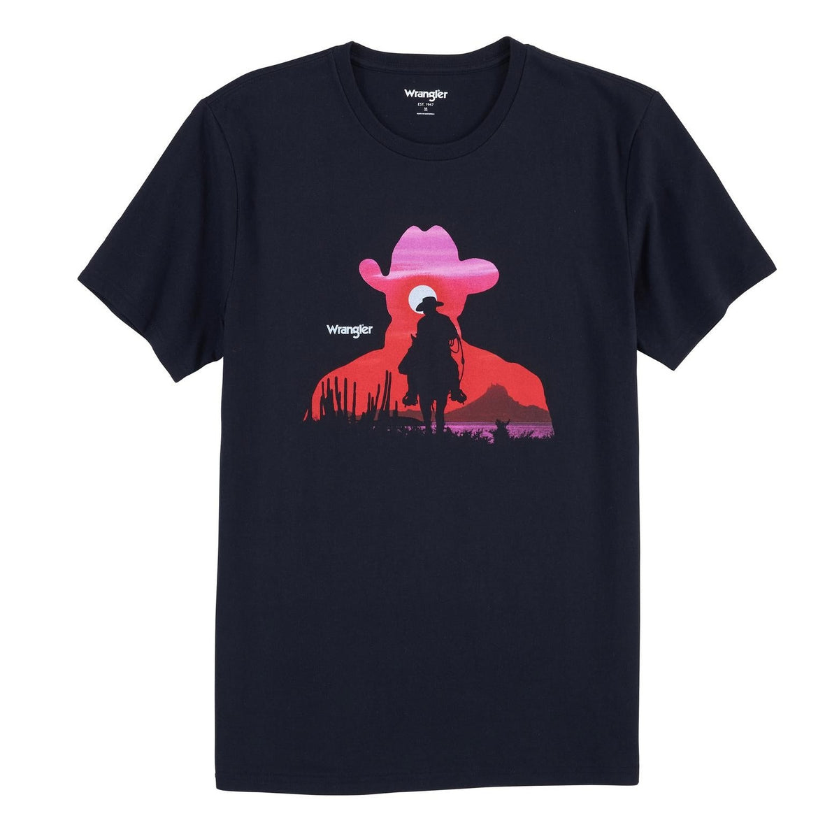 Wrangler Men's Cowboy Silhouette T- Shirt