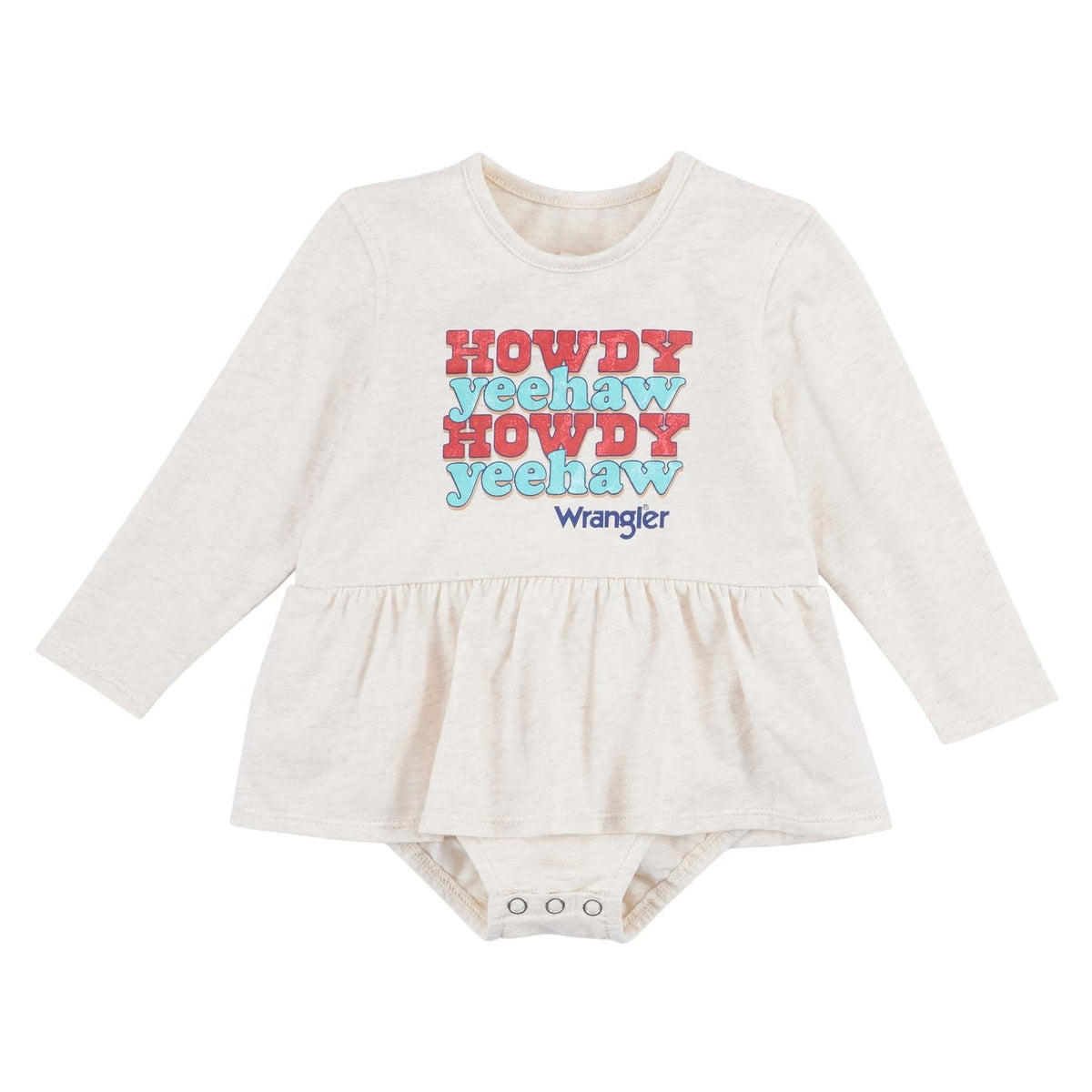 Wrangler Baby Girl Bodysuit- Oatmeal Honey