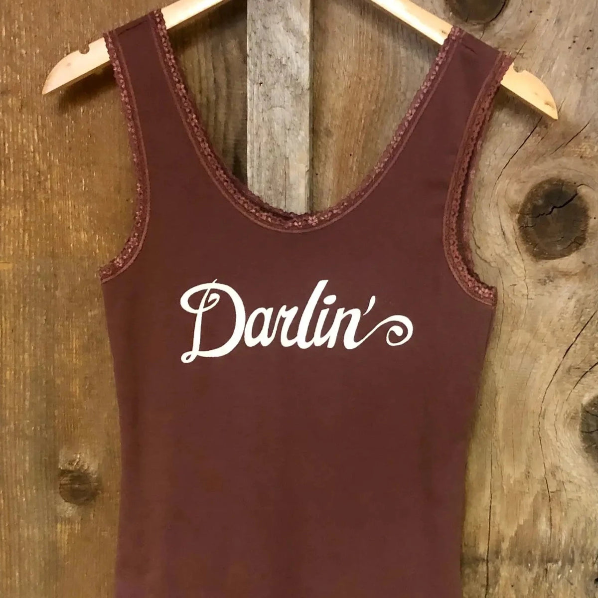 Women's "Darlin" Vintage Lace Tank