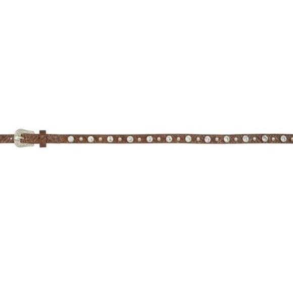 3D Belt Leather Embossed Hat Band