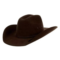 Twister Youth Chocolate Felt Cowboy Hat with Eyelets