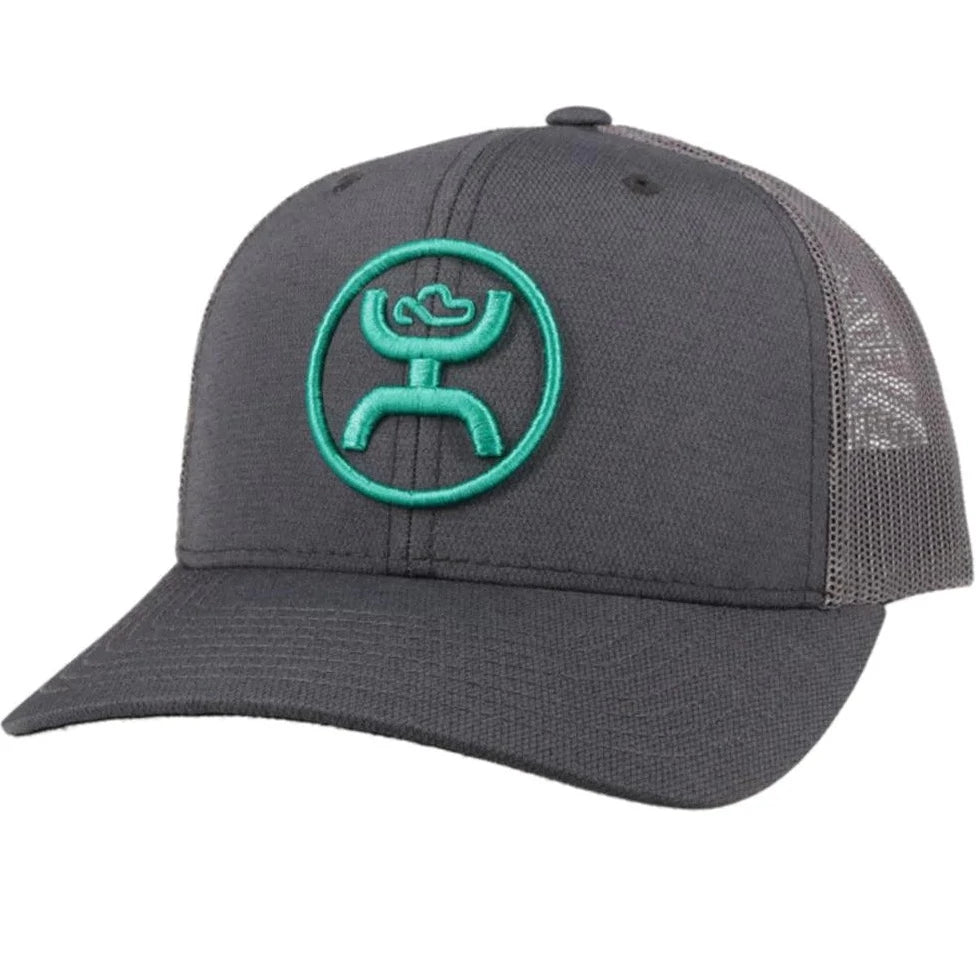 Hooey "O Classic" Grey and Turquoise Hat