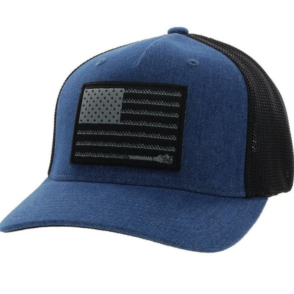 Hooey "Liberty Roper" Blue/Black Ball Cap