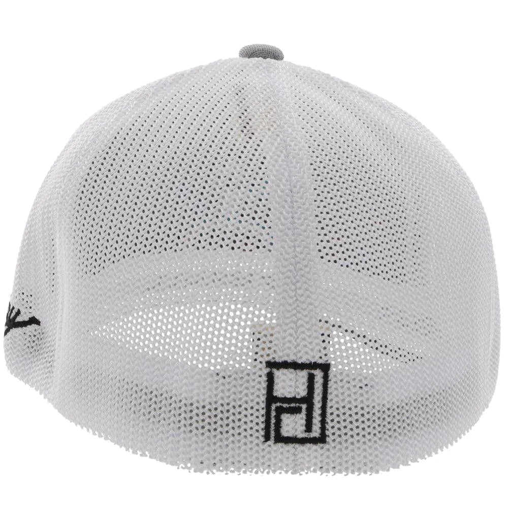 Hooey "Golf" Grey/White Flexfit Hat
