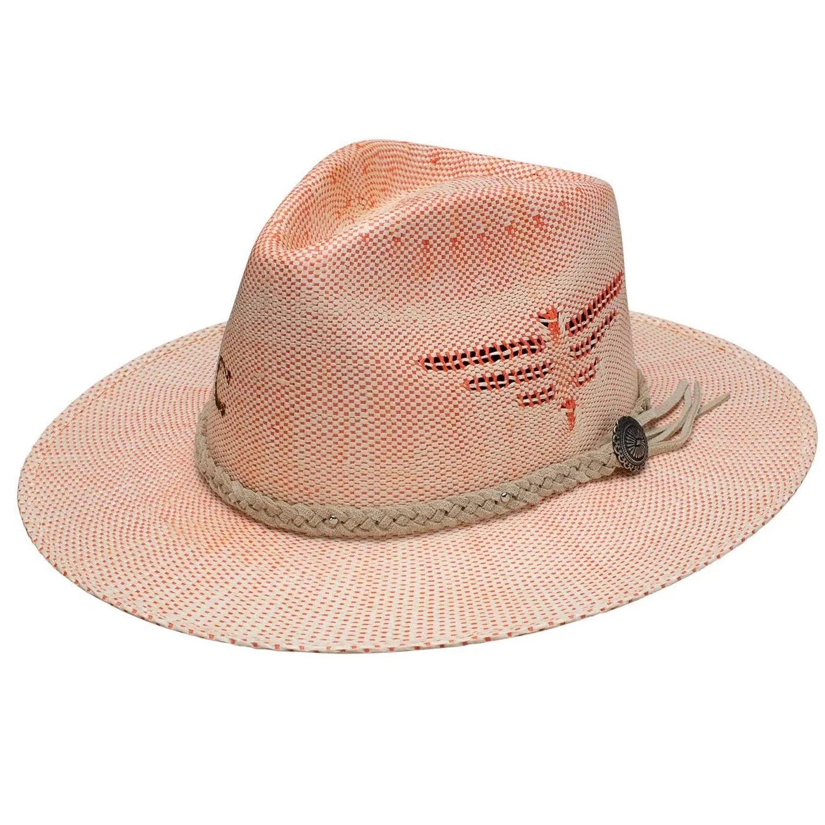 Charlie 1 Horse Topo Chico Fashion Hat- Coral