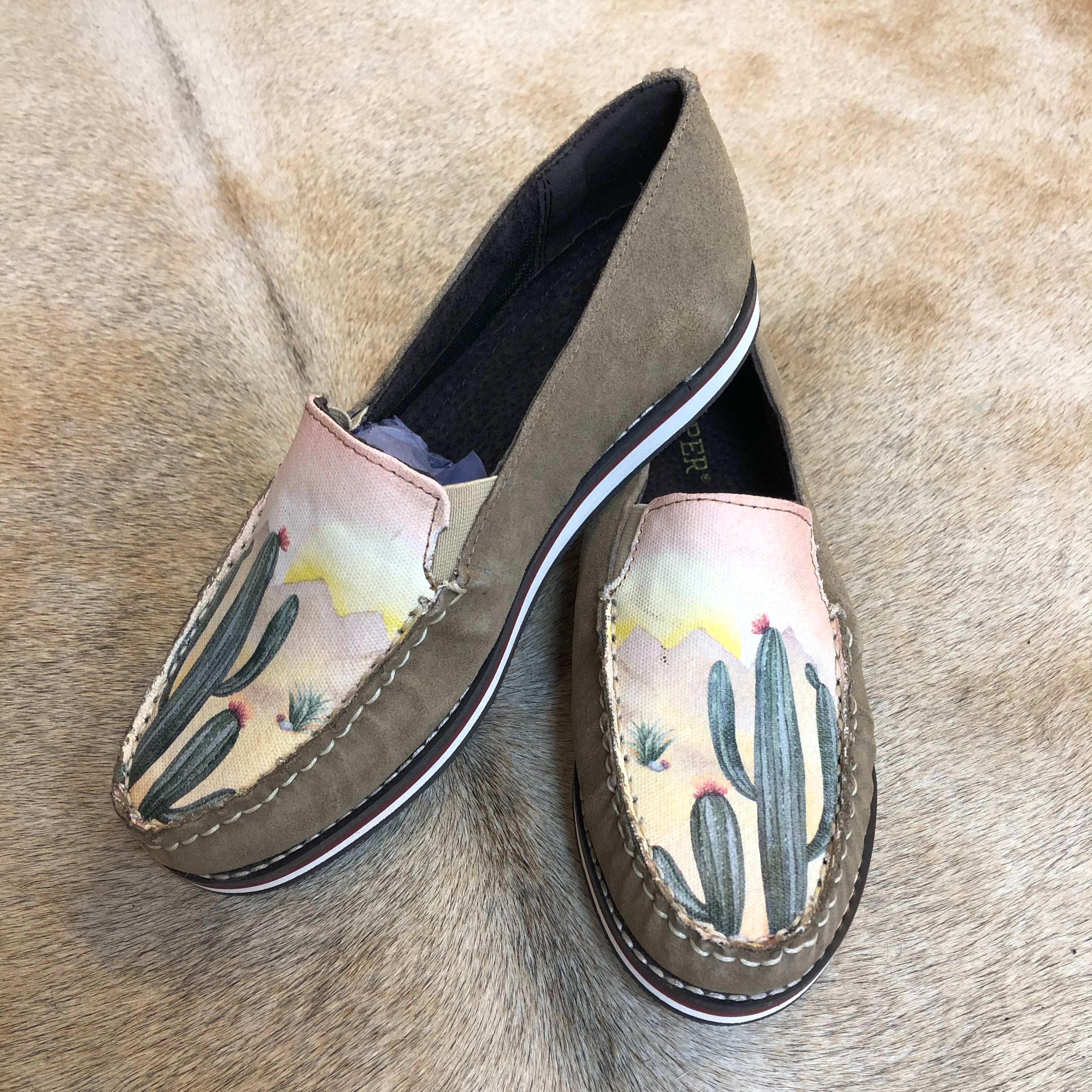 Cactus moccasins on sale