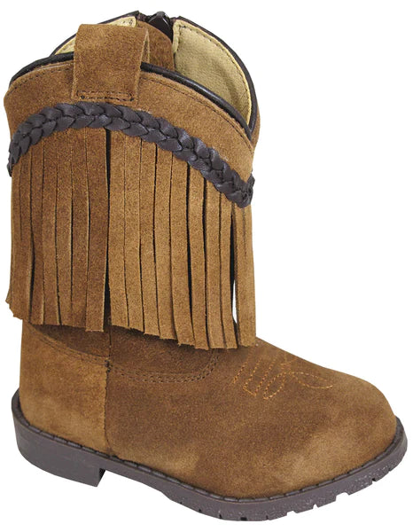 Smoky Mountain Boots Toddler Hopalong Brown Leather Fringe