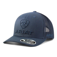 Ariat Navy Flexfit Logo Ball Cap
