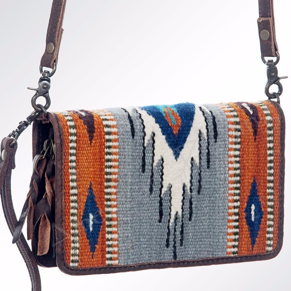 American Darling Saddle Blanket Cross Body Wallet Clutch