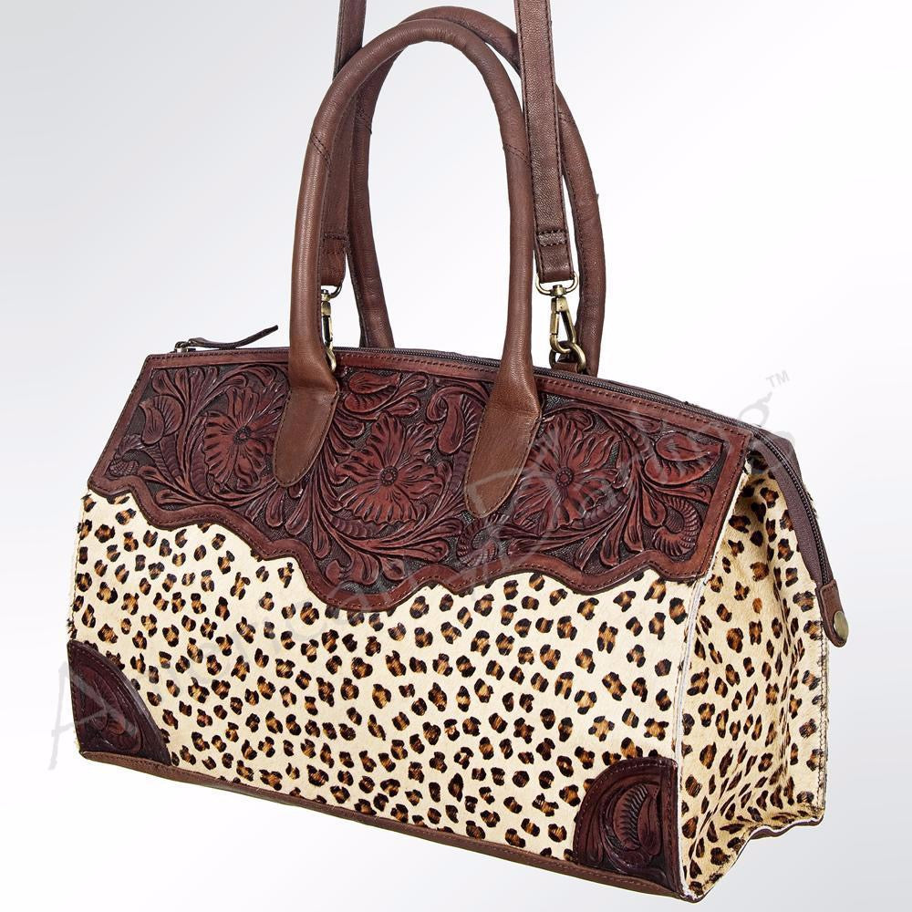 American Darling Concealed Carry Leopard Print Doctor's Bag / Crossbody