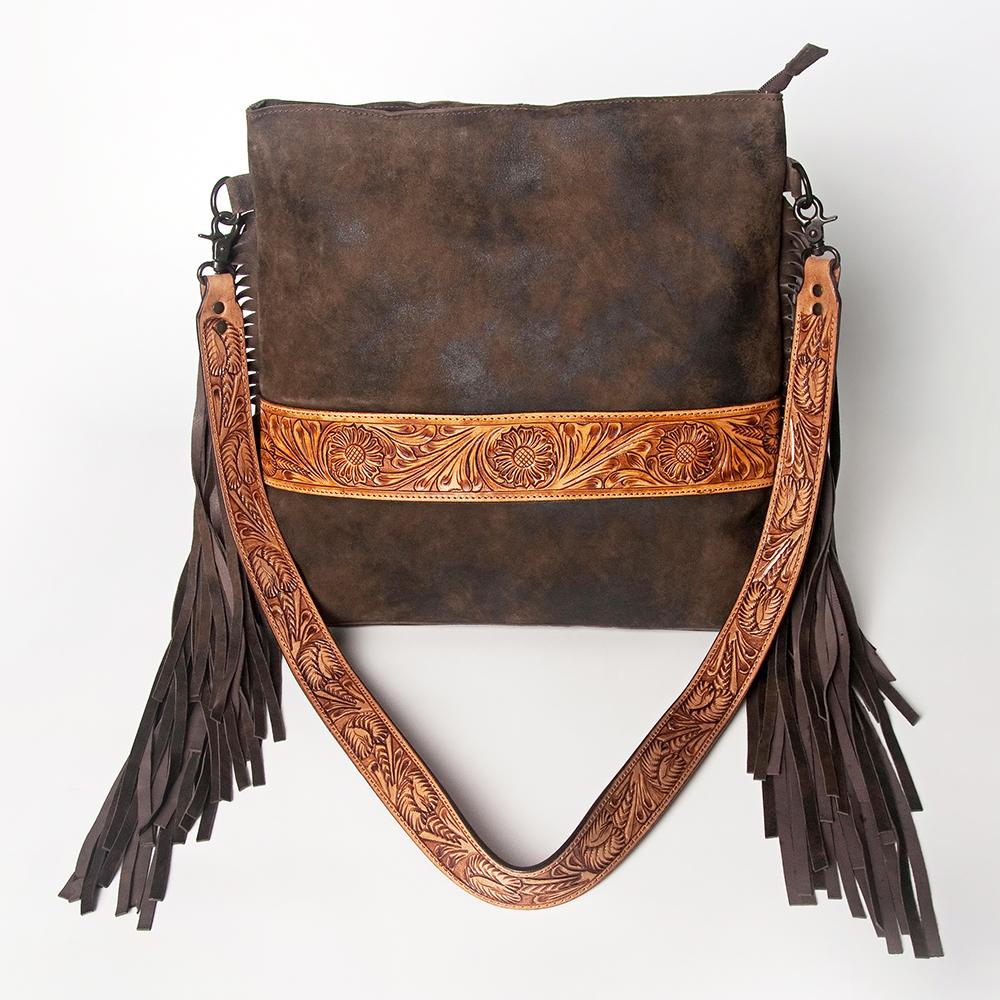 American Darling Large Leather Fringe Bag