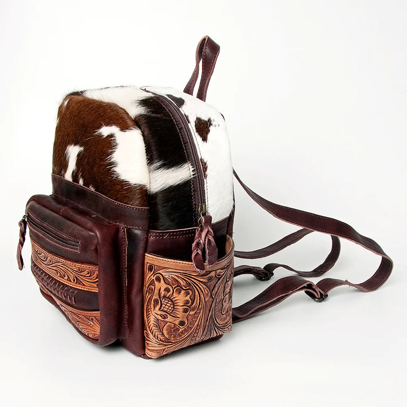 American Darling Leather Tooled  Backpack