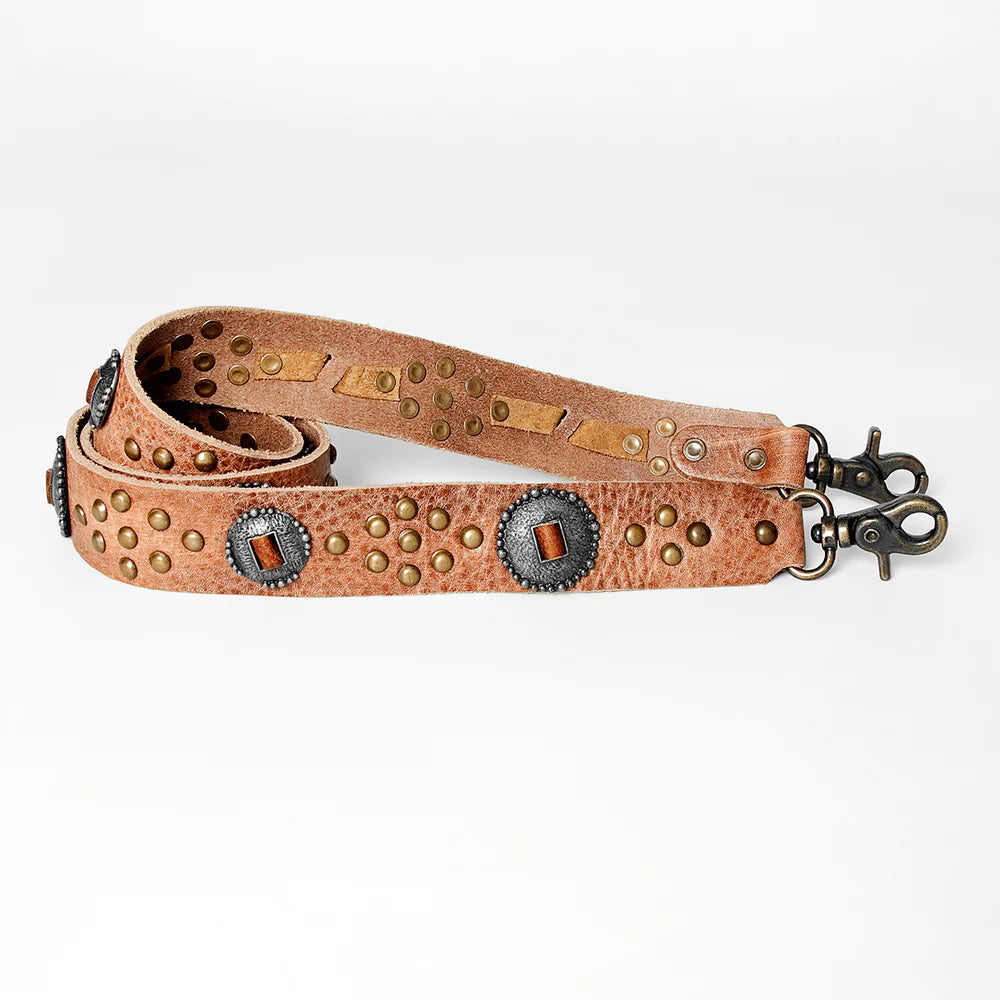 Studded purse shop strap