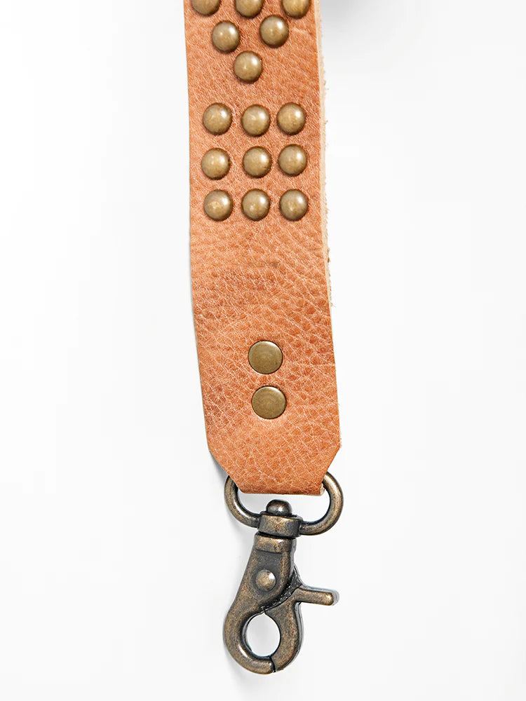 American Darling Studded Leather Purse Strap