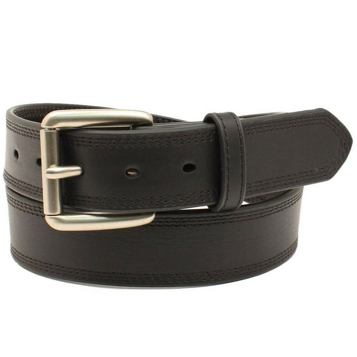 Ariat Men's Classic Smooth Leather Belt in Black