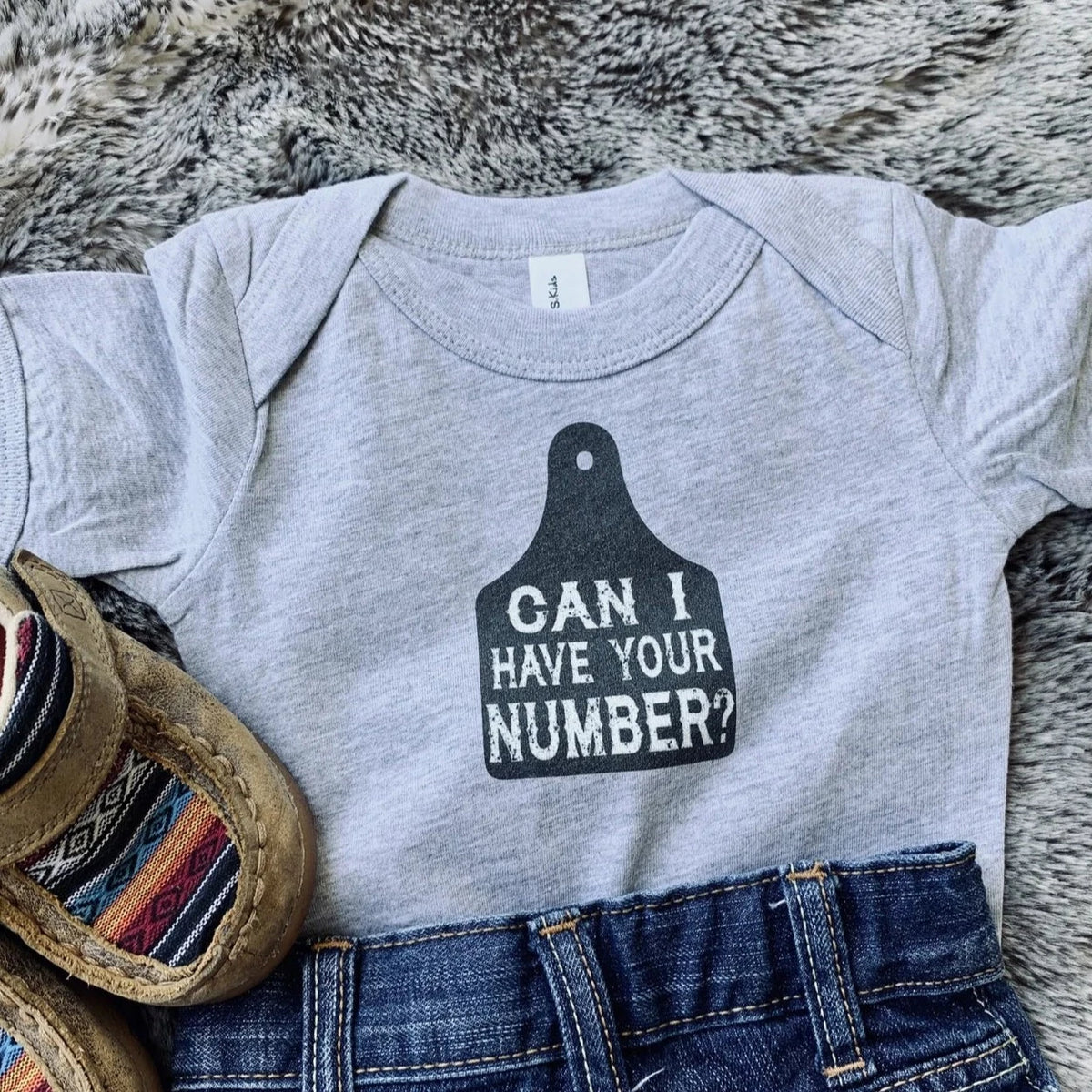 Baby & Toddler Number Onesie and Tee