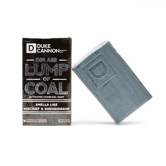Duke Cannon Big Ass Lump of Coal Soap-Activated Charcoal Soap