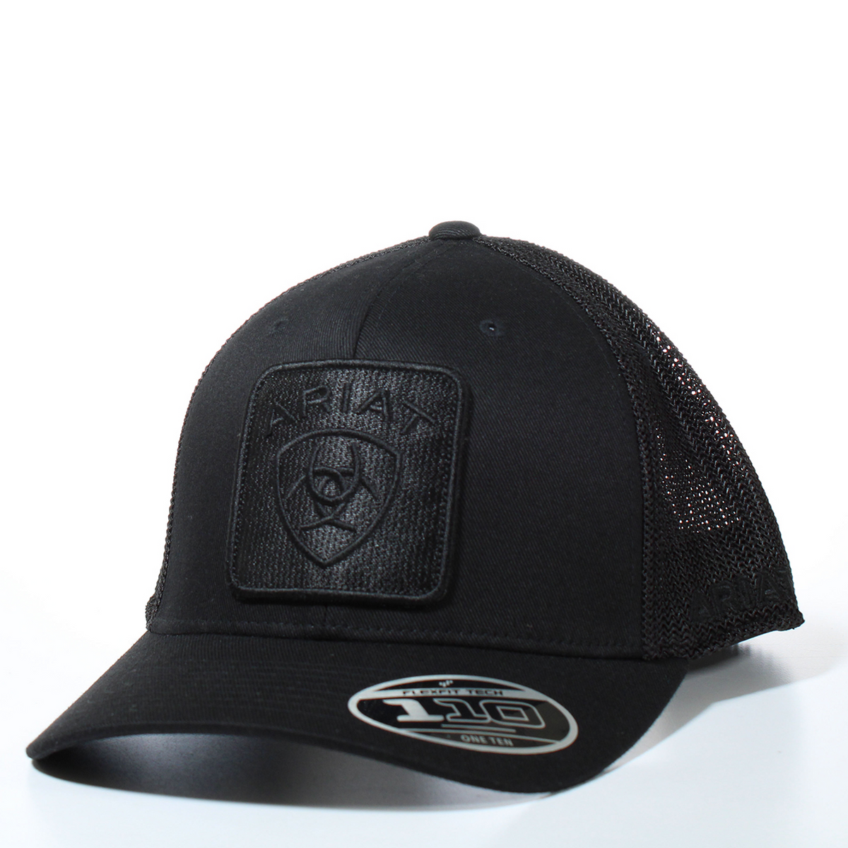 Ariat Men's All-Black Logo Trucker Cap