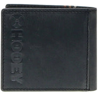 Hooey "Ranger" Bi-fold Embroidered Wallet- Black