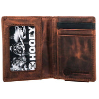 Hooey "Austin" Embossed Aztec Lather Bifold Money Clip