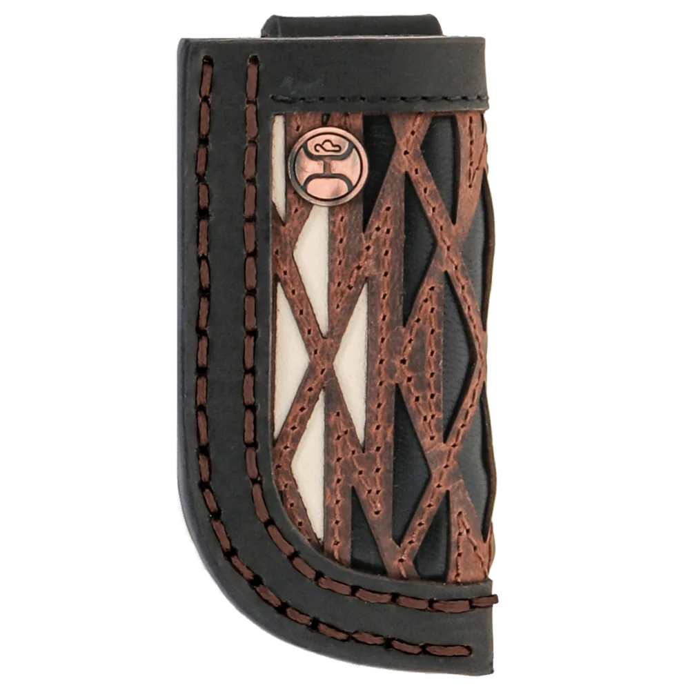 Hooey "Chapawee" Knife Sheath- Black/Brown