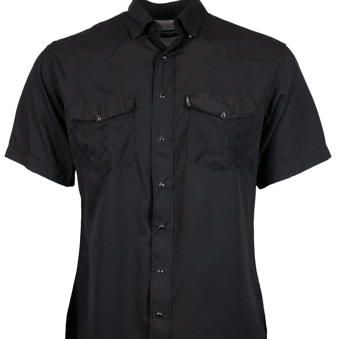 Hooey Men's Sol Black Short Sleeve Western Snap Shirt
