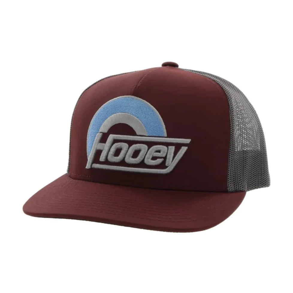Hooey "Suds" Maroon/ Grey Snapback Hat