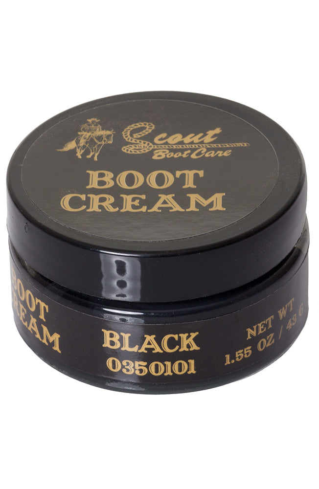 Scout Boot Cream - Black