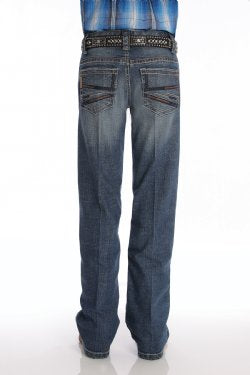 Cinch Boys Relaxed Fit Jeans- Medium Stonewash