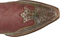 Justin Women's Vera Boot - Red Crackle