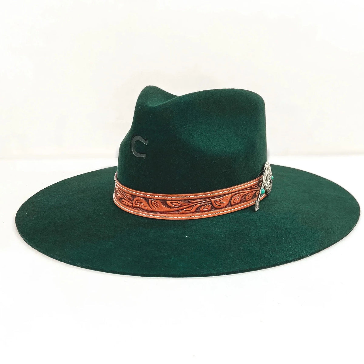 Charlie 1 Horse White Sands Fashion Hat in Green
