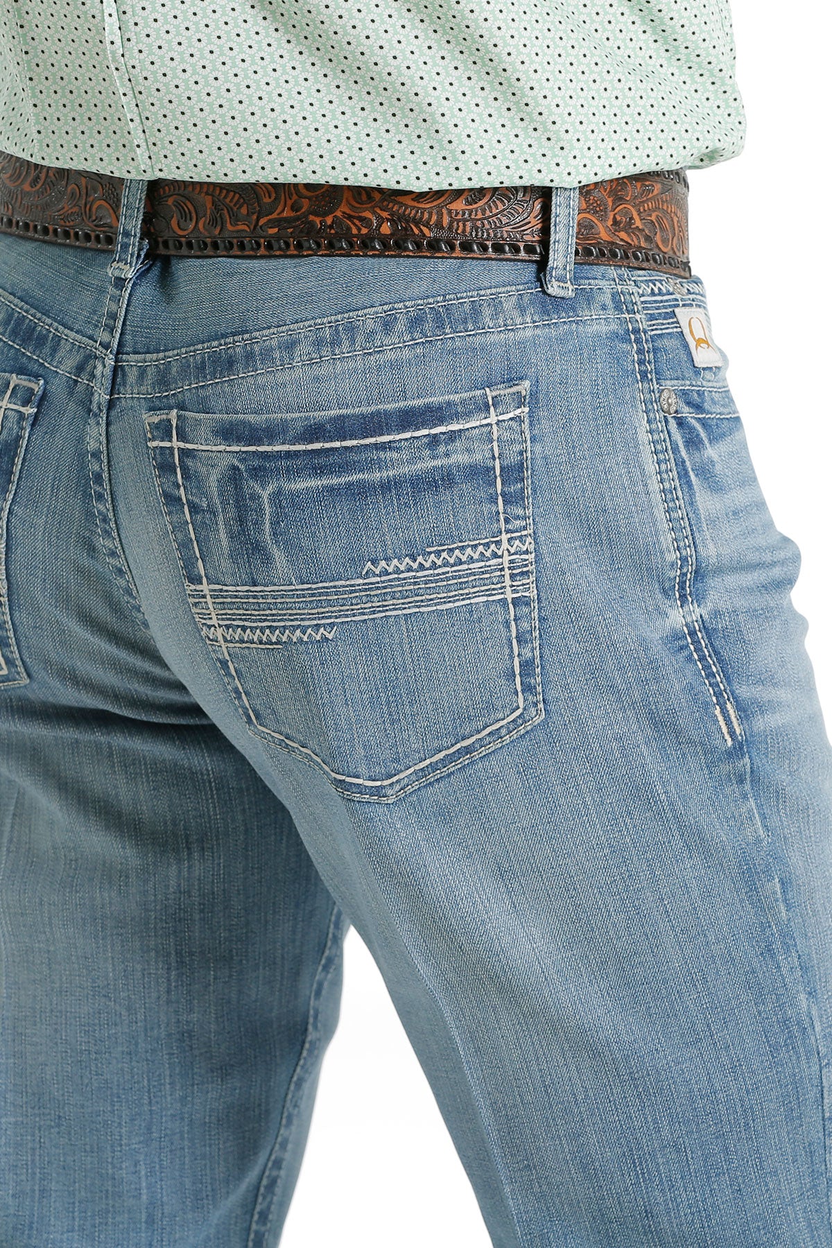 Cinch Men's Ian Slim Fit Jean in Light Stone – Branded Country Wear