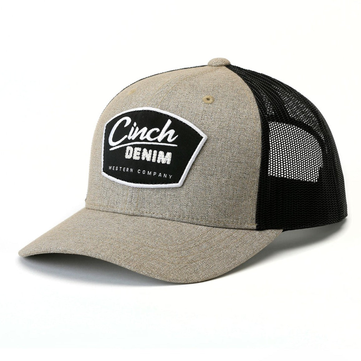 Cinch Logo Patch Cap-Tan and Black
