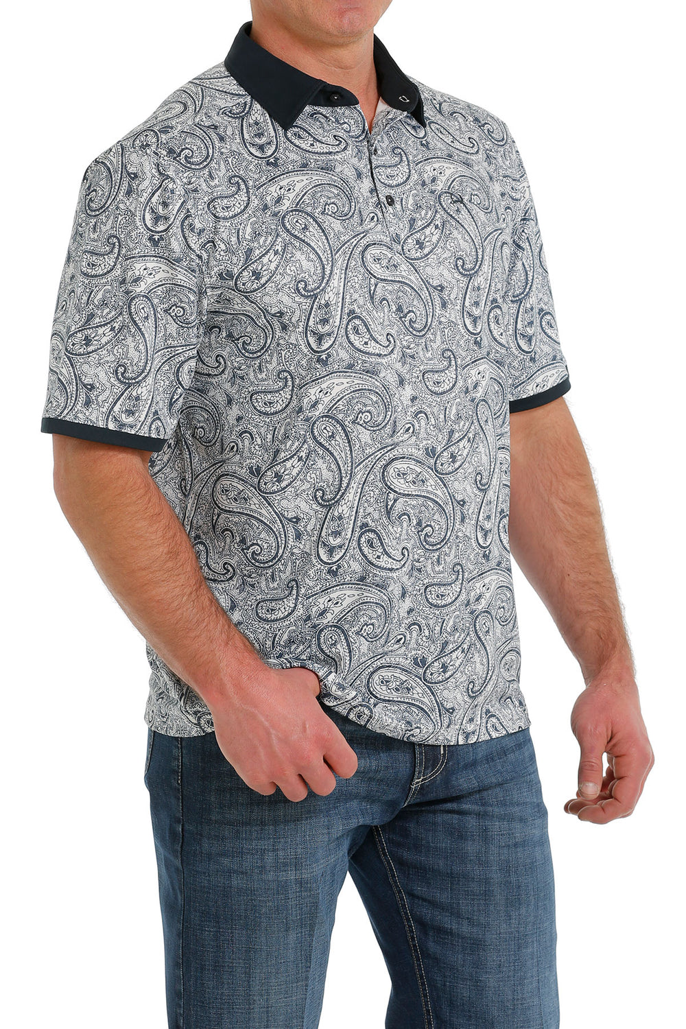 paisley polo shirt