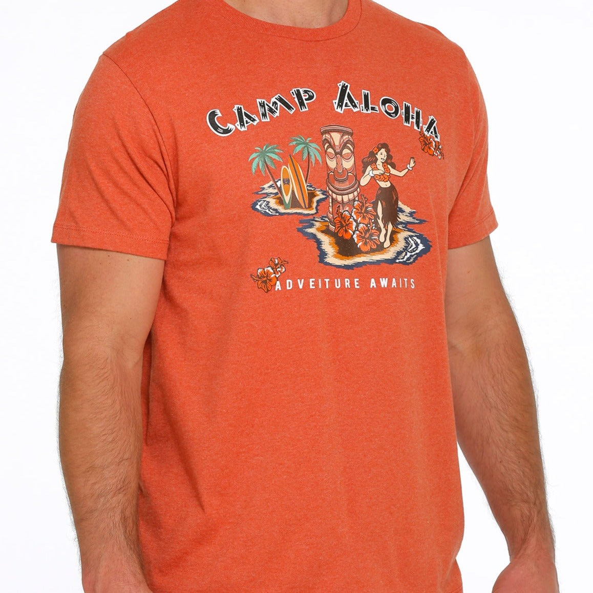 Cinch Men's Camp Aloha Graphic T-Shirt