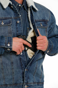 Cinch Men's Denim Concealed Carry Trucker Jacket