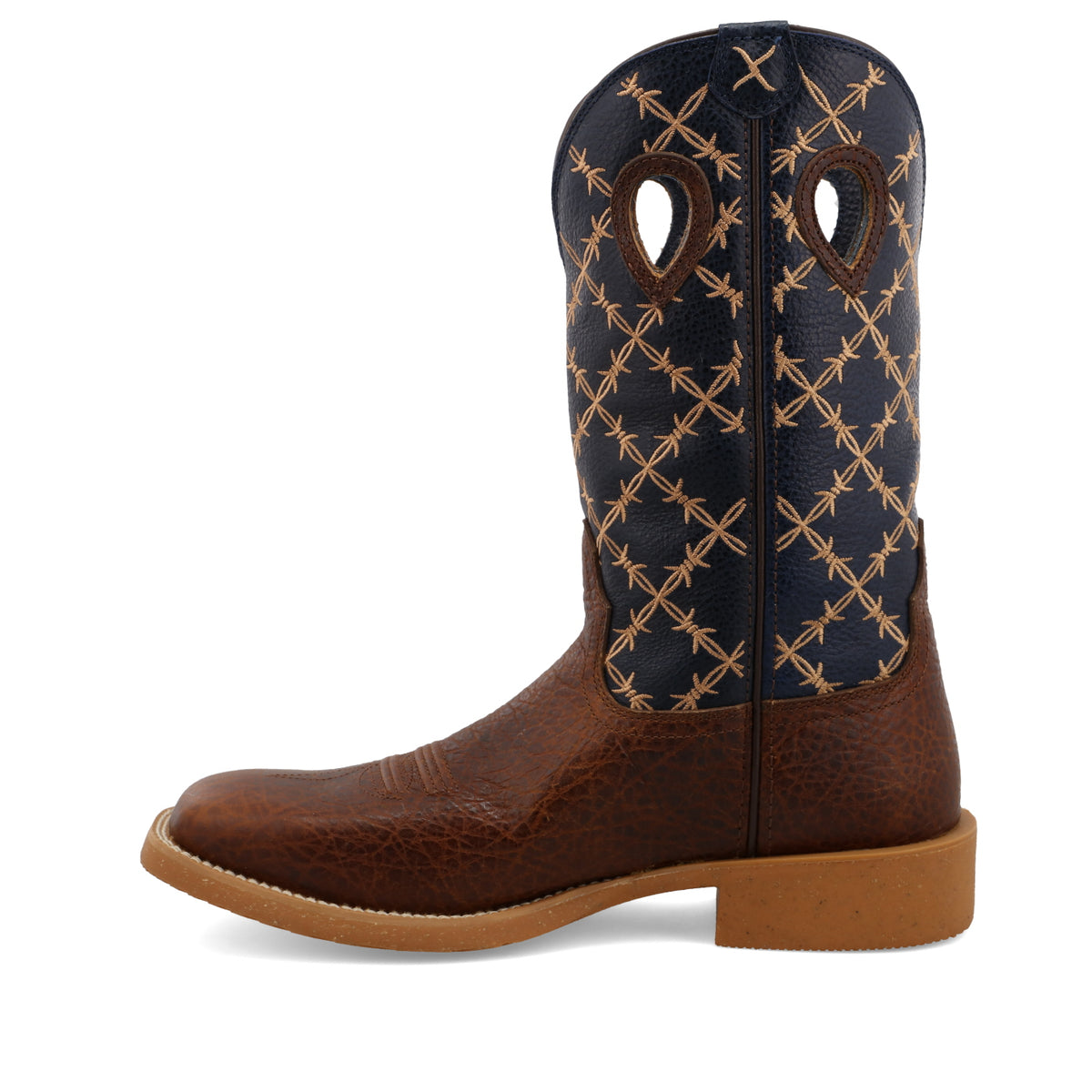 Twisted X Men's Tech X Rustic Brown and Navy Western Boot
