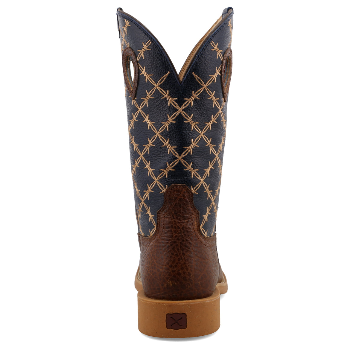 Twisted X Men's Tech X Rustic Brown and Navy Western Boot
