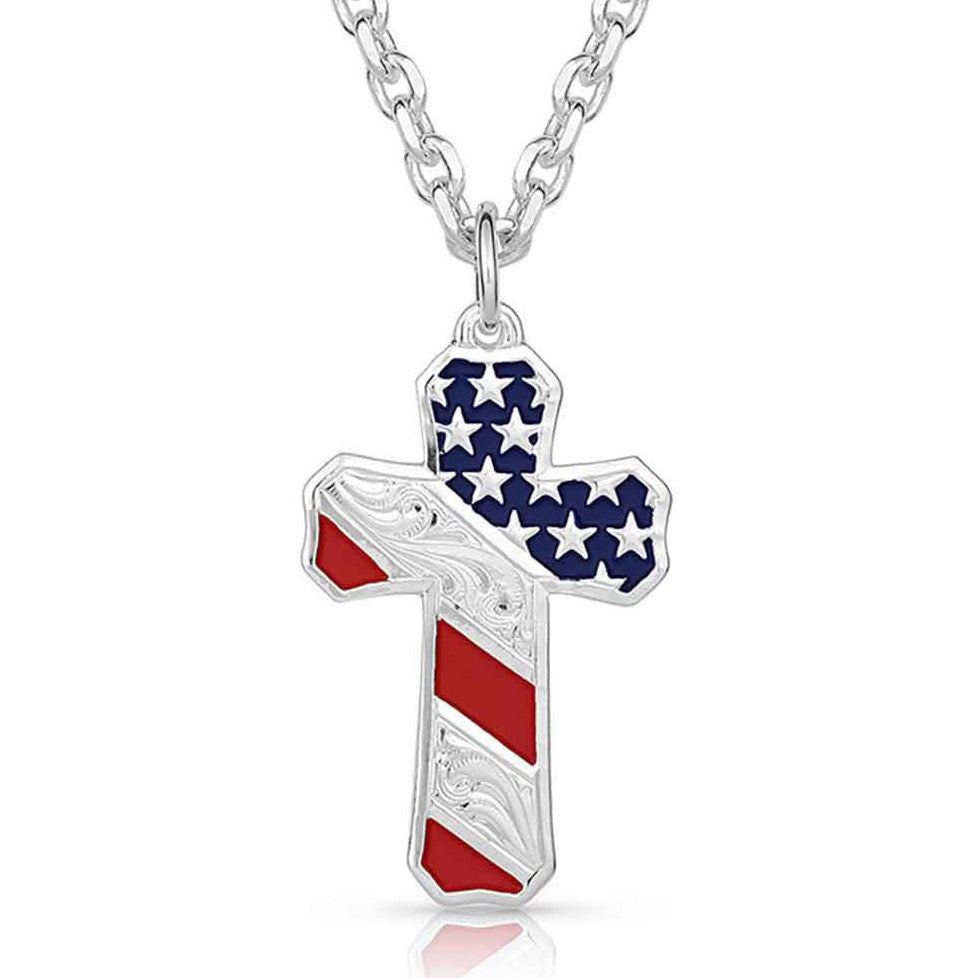 Montana Silversmiths Born In The USA Necklace