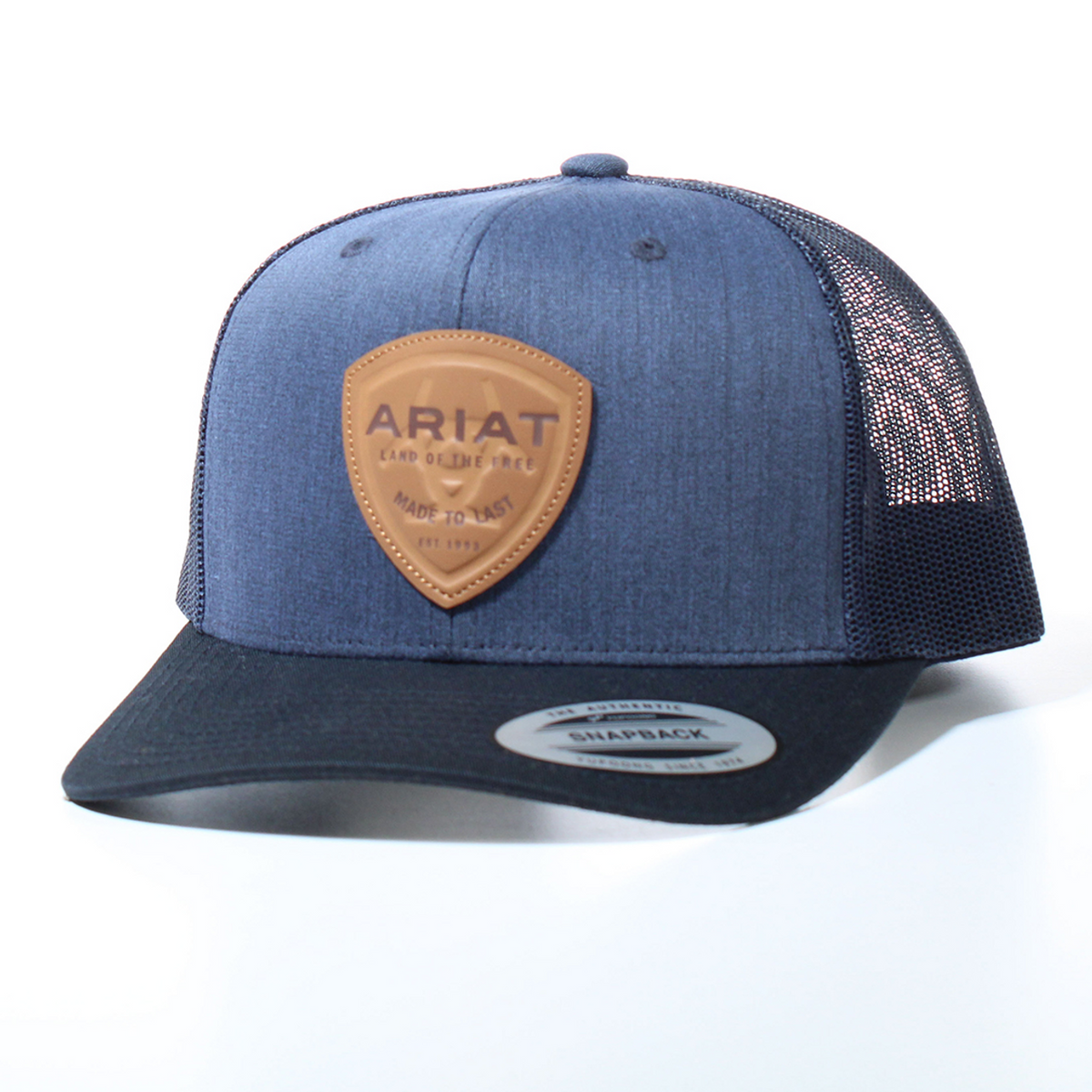 Ariat Shield Leather Logo Hat Ariat Shield Leather Logo Hat