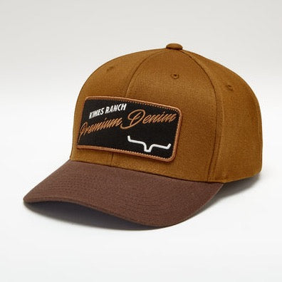 Kimes Ranch Premium Denim Hat- Work Wear Brown