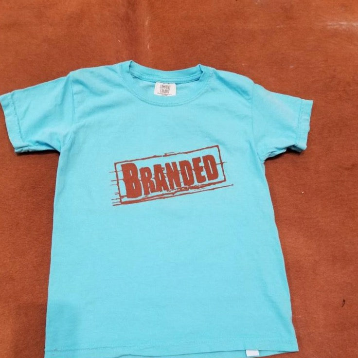 BRANDED YOUTH Unisex Tee- Vintage Turquoise