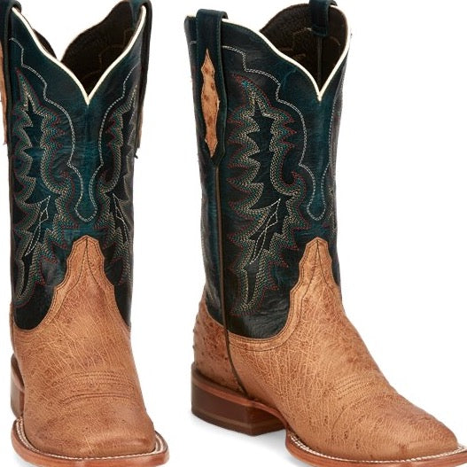 Tony Lama Women's Wildheart Umber Smooth Ostrich Square Toe Boot