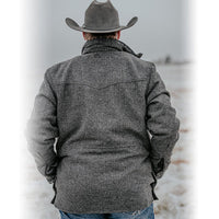 STS Ranchwear Men's Smitty Wool Jacket- Black