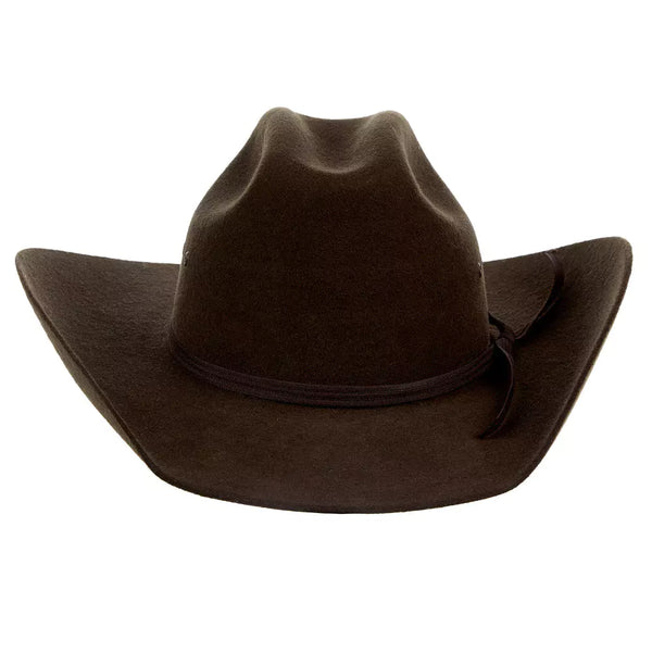 Twister Youth Chocolate Felt Cowboy Hat with Eyelets