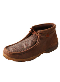 Twisted X Women’s Driving Moc – Brown / Brown Print