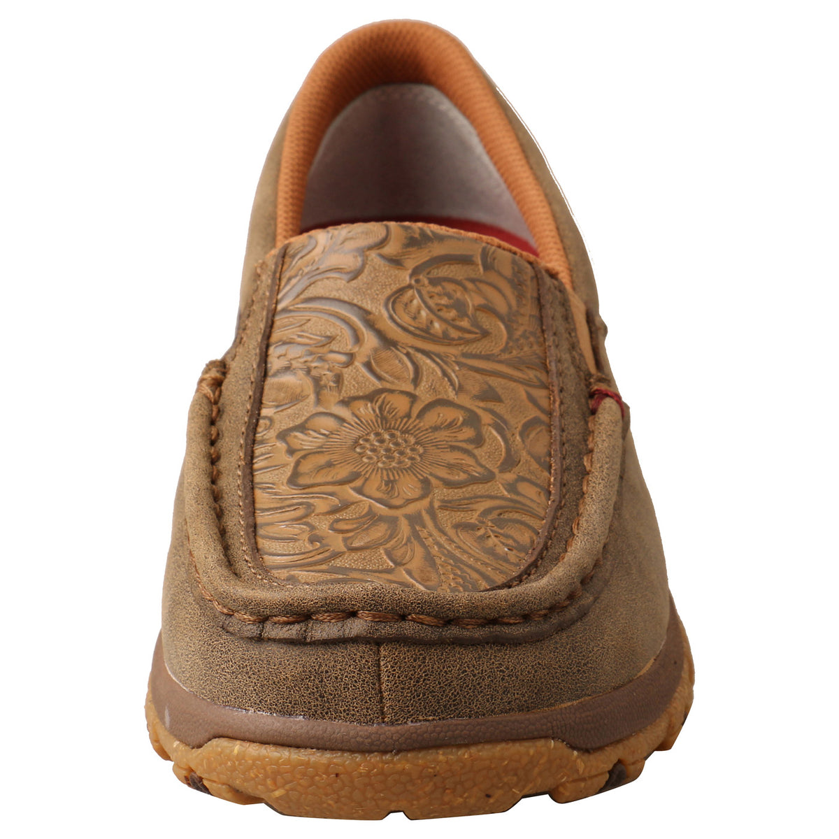 Twisted X Women's Bomber and Brown Tooled Slip-on Driving Moc