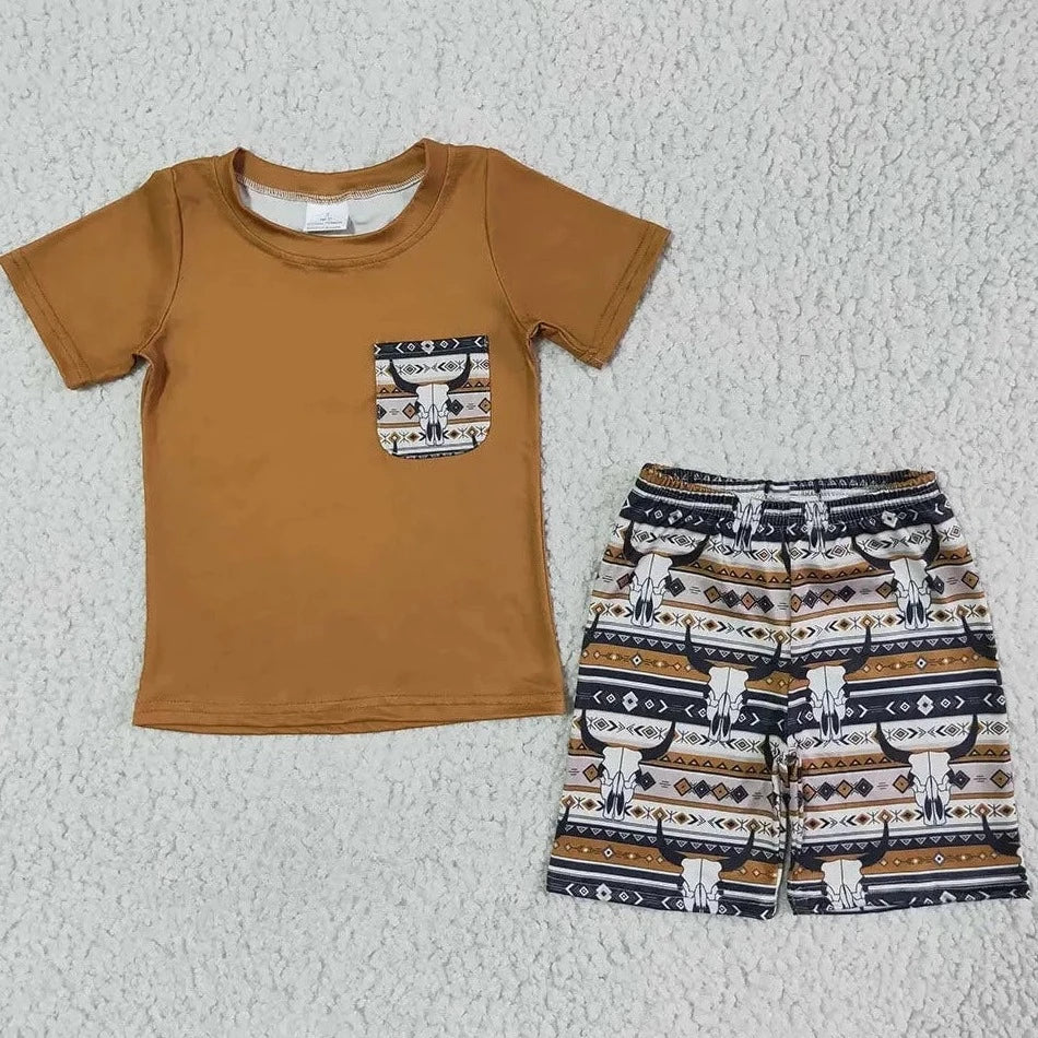 Baby & Toddler Boy's Aztec Western Outfit