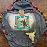 Women's Thick and Sprucey Distressed Hoodie